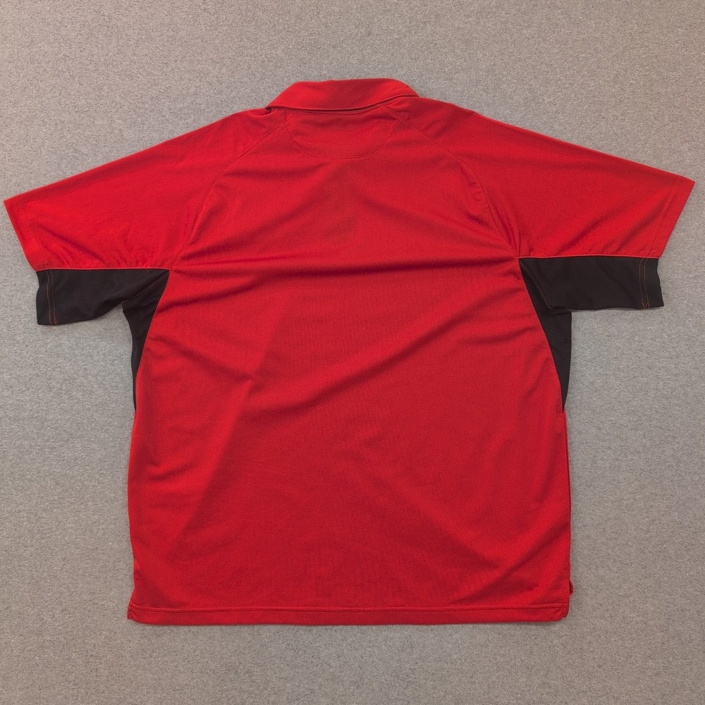 Georgia Bulldogs Polo Shirt Mens XL Campus Drive Short Sleeve Moisture Wicking - Picture 4 of 5